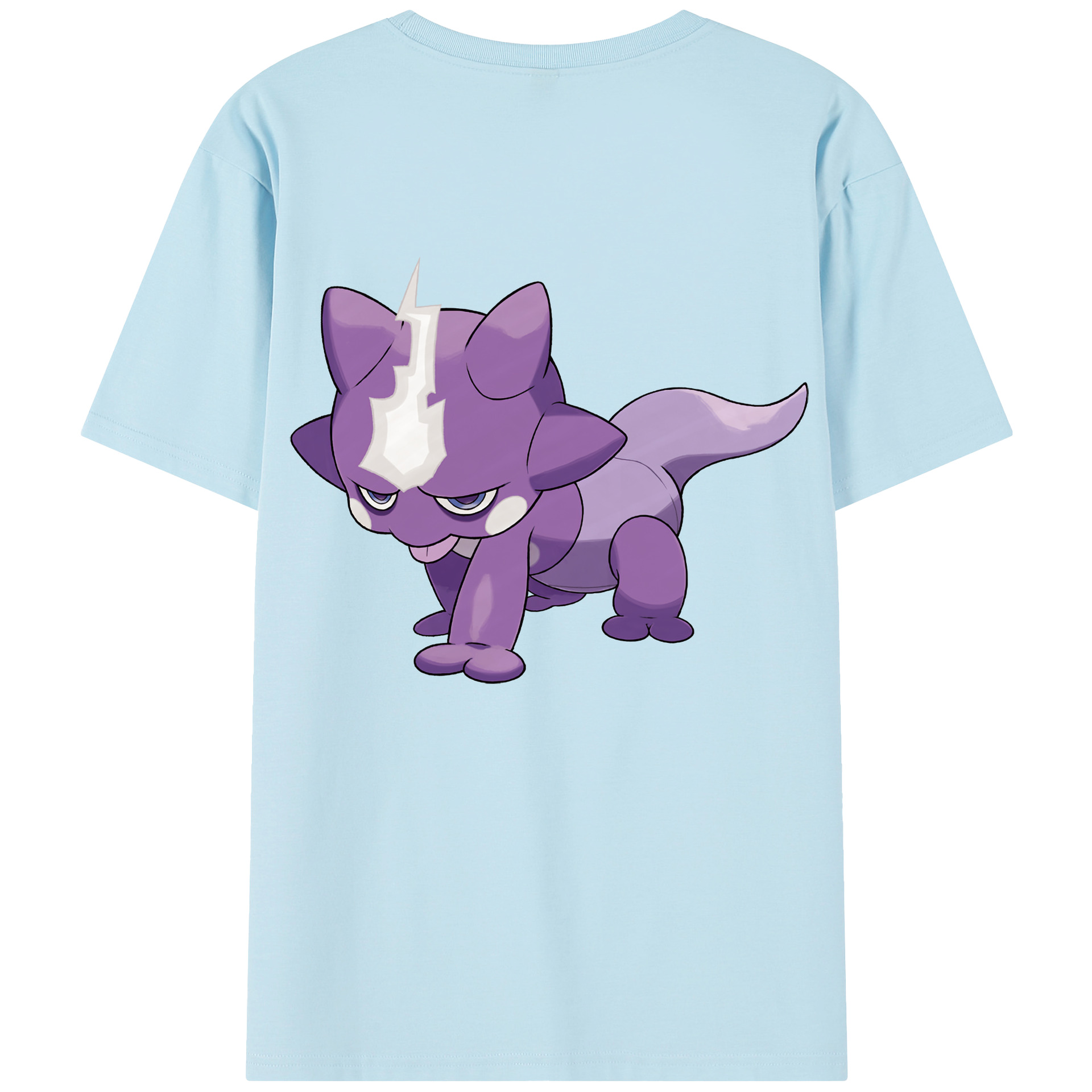 （画像用） ポケットモンスター Pokémon 綿100％半袖Tシャツ（背面プリント）